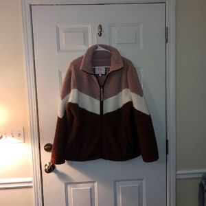 Members Mark Cozy Sherpa Jacket Size XL